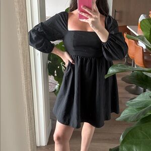 Amazon Black Long Sleeve Dress